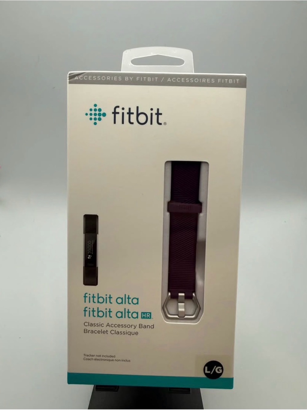 Fitbit Plum Silicone Accessory Band for Alta / Alta HR - L/G